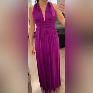 Purple maxi low back